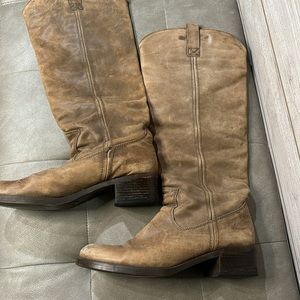 Lucy Brand distressed boots